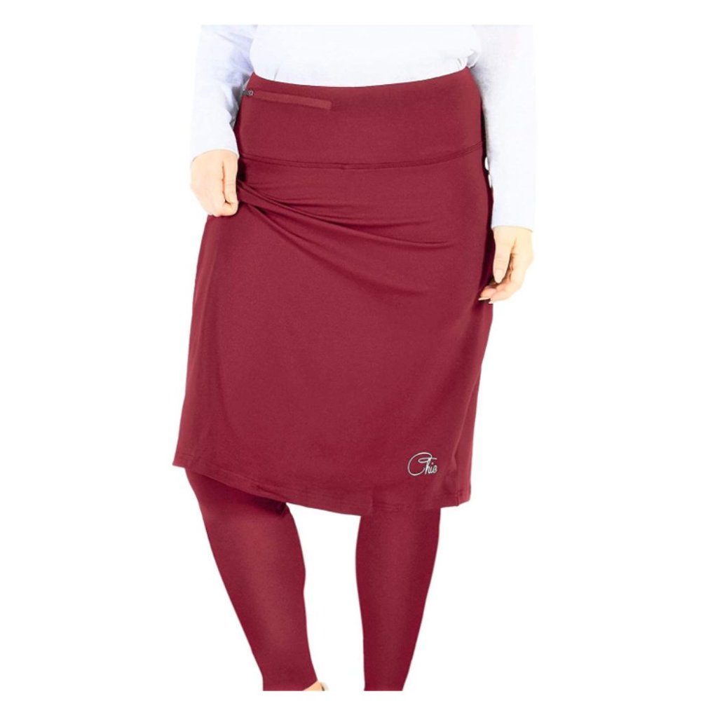 Chic Women's Tennis Skirt | Golf Skirt Skort | Athletic Skirt w/Long Leggings |